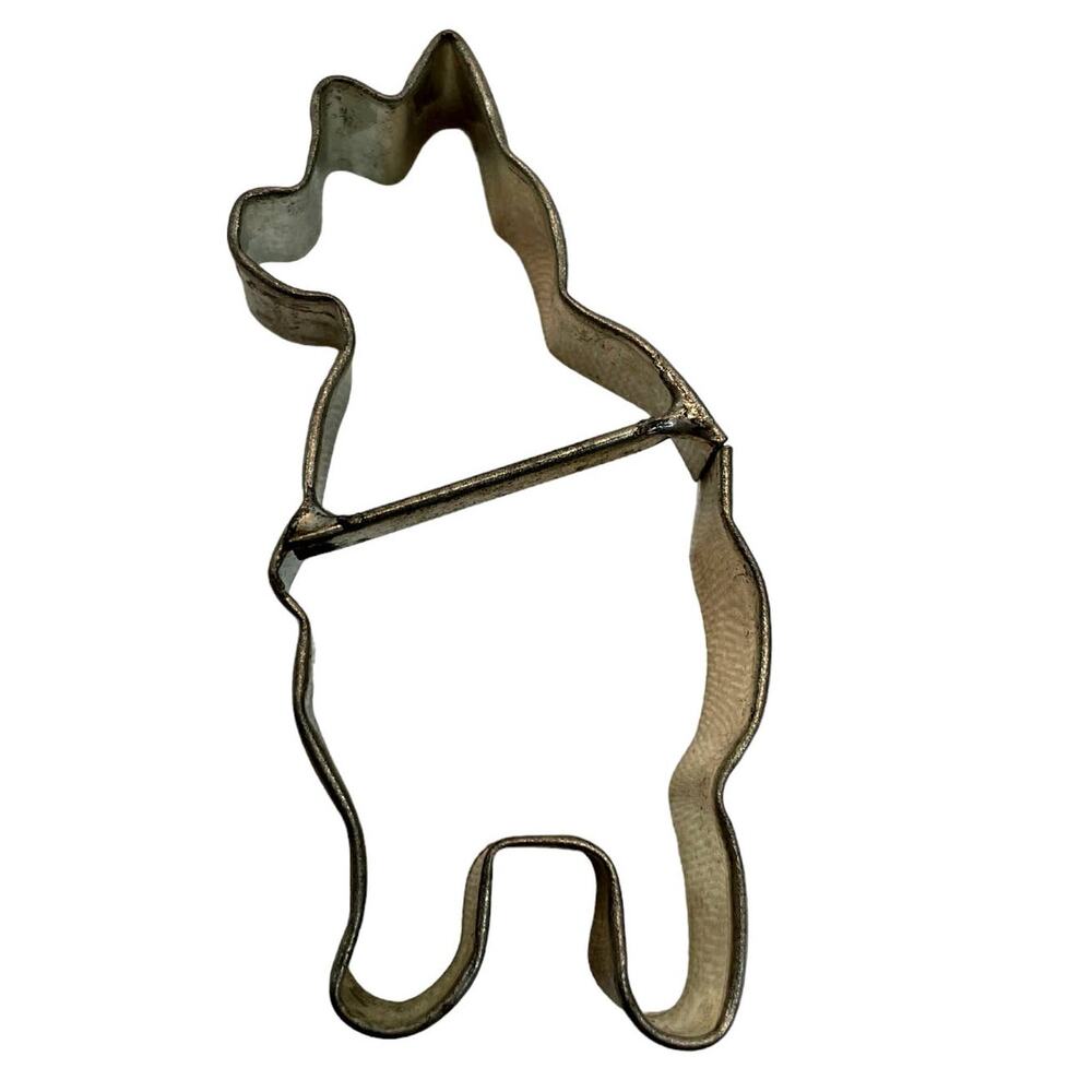 Vintage 20s Metal Cookie Cutter Three Little Pigs RARE HTF Replacement Piece